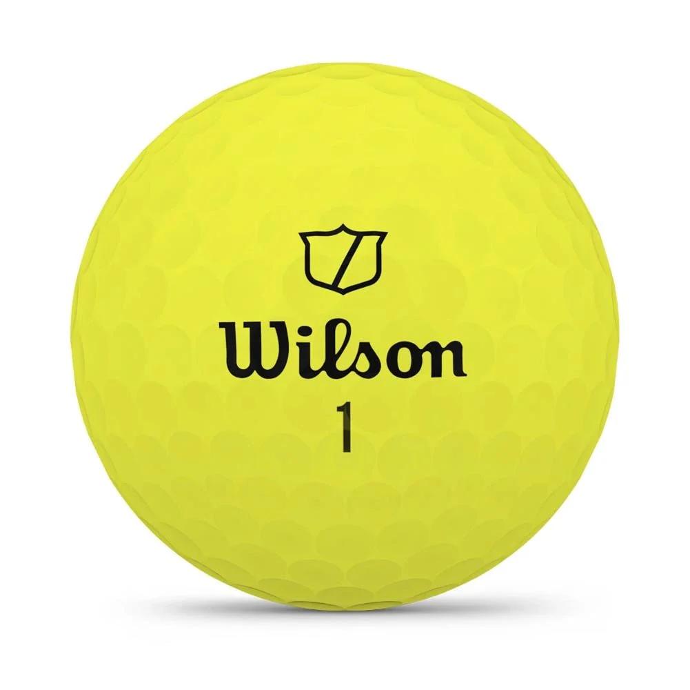 Wilson Staff Model Yellow Personalized Golf Balls - Image 3