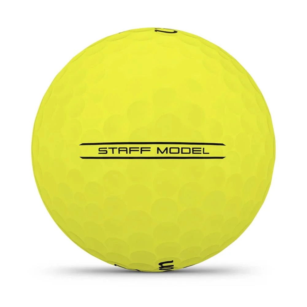 Wilson Staff Model Yellow Personalized Golf Balls - Image 4