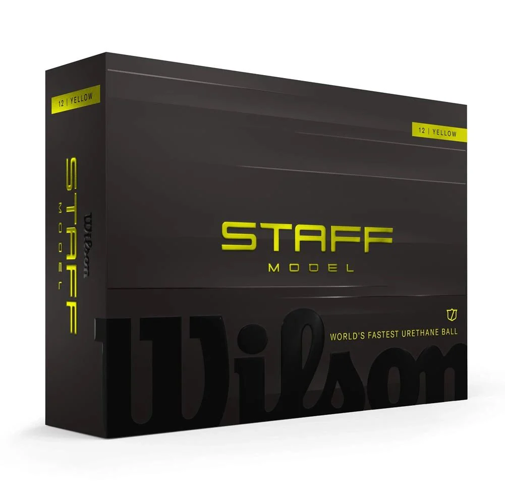 Wilson Staff Model Yellow Personalized Golf Balls - Image 5