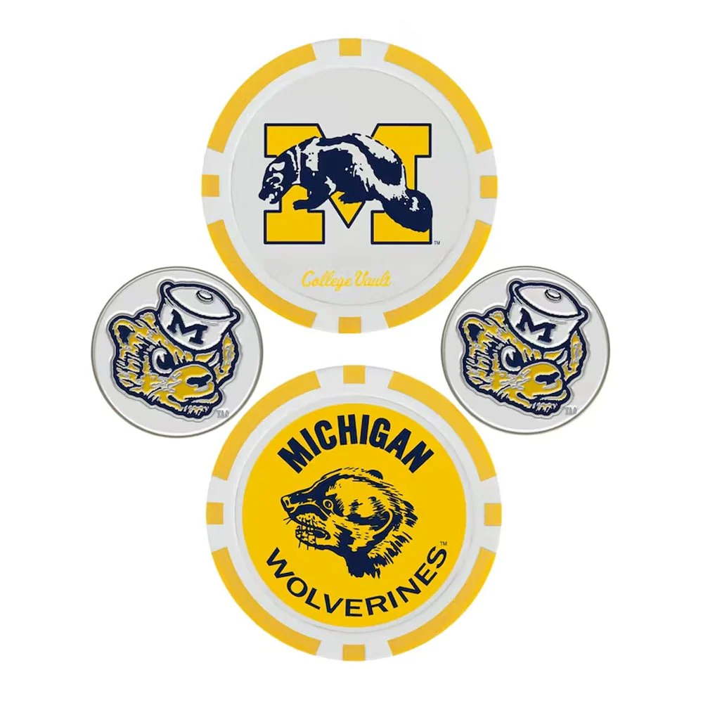 WinCraft NCAA Michigan Wolverines Ball Marker Set - Image 2