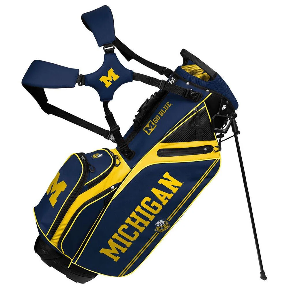 WinCraft NCAA Michigan Wolverines Caddie Carry Hybrid Bag - Image 3