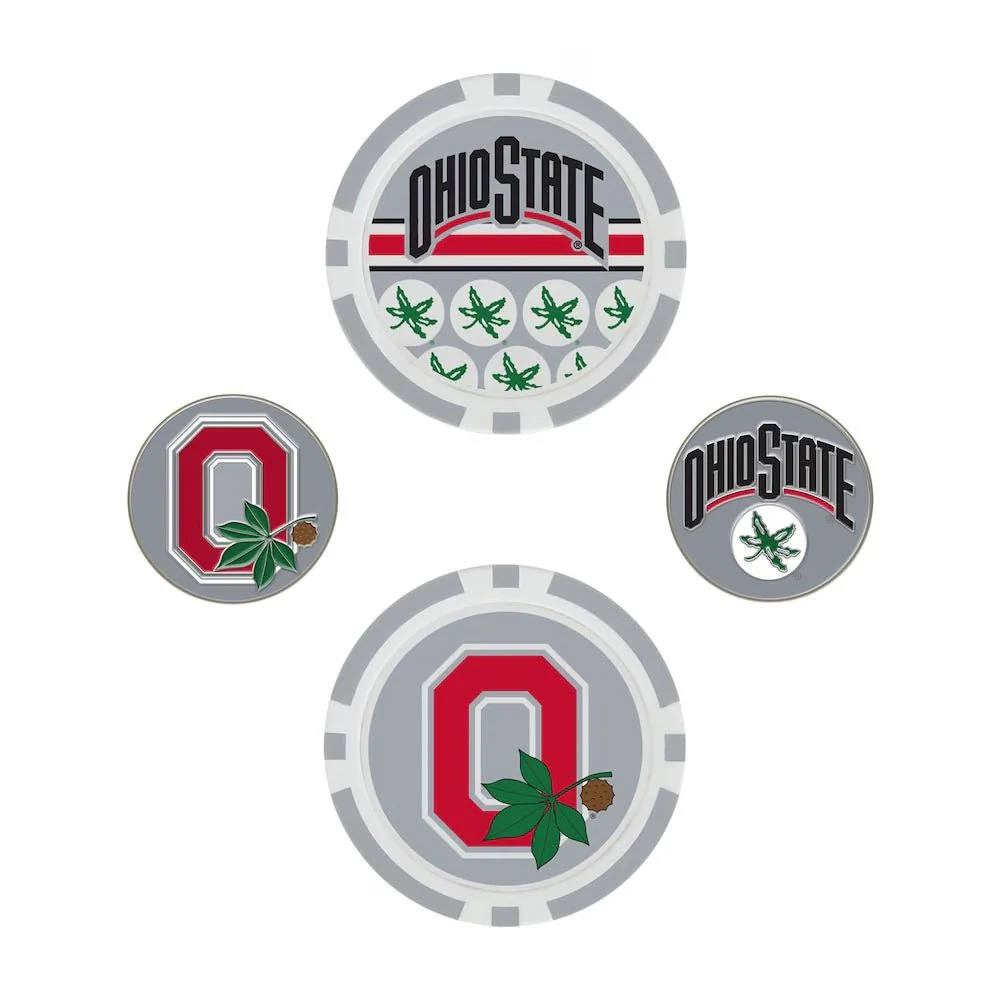 WinCraft NCAA Ohio State Buckeyes Ball Marker Set