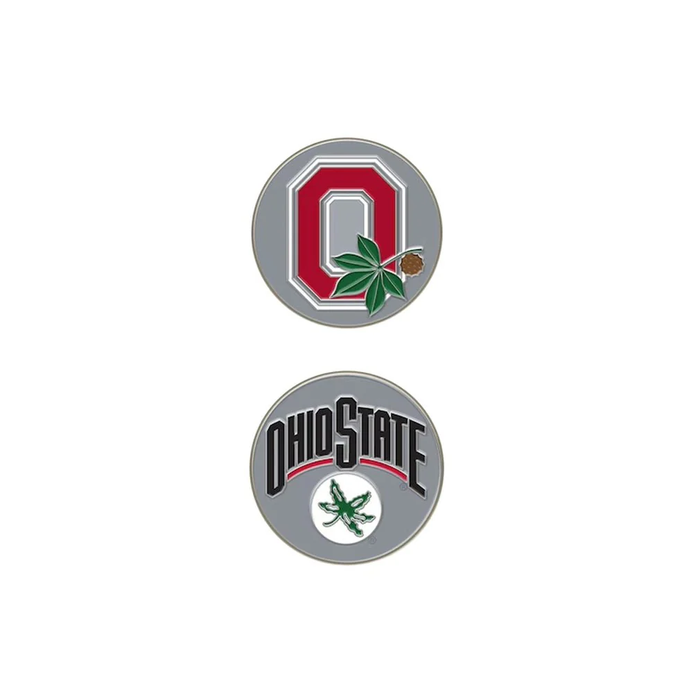 WinCraft NCAA Ohio State Buckeyes Ball Marker Set - Image 2
