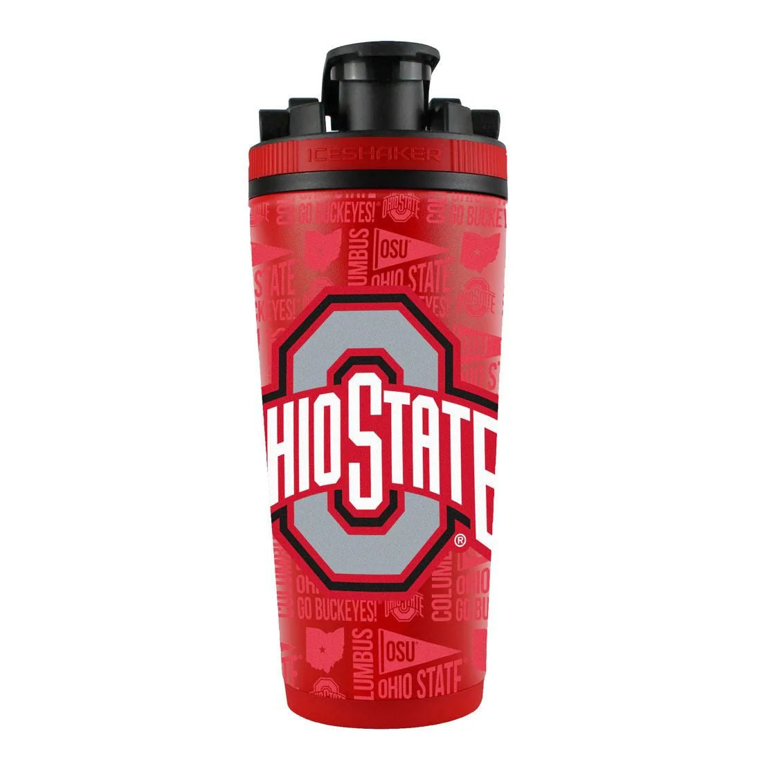 WinCraft NCAA Ohio State Buckeyes Stainless Steel 4D Ice Shaker - 26 oz - Image 3