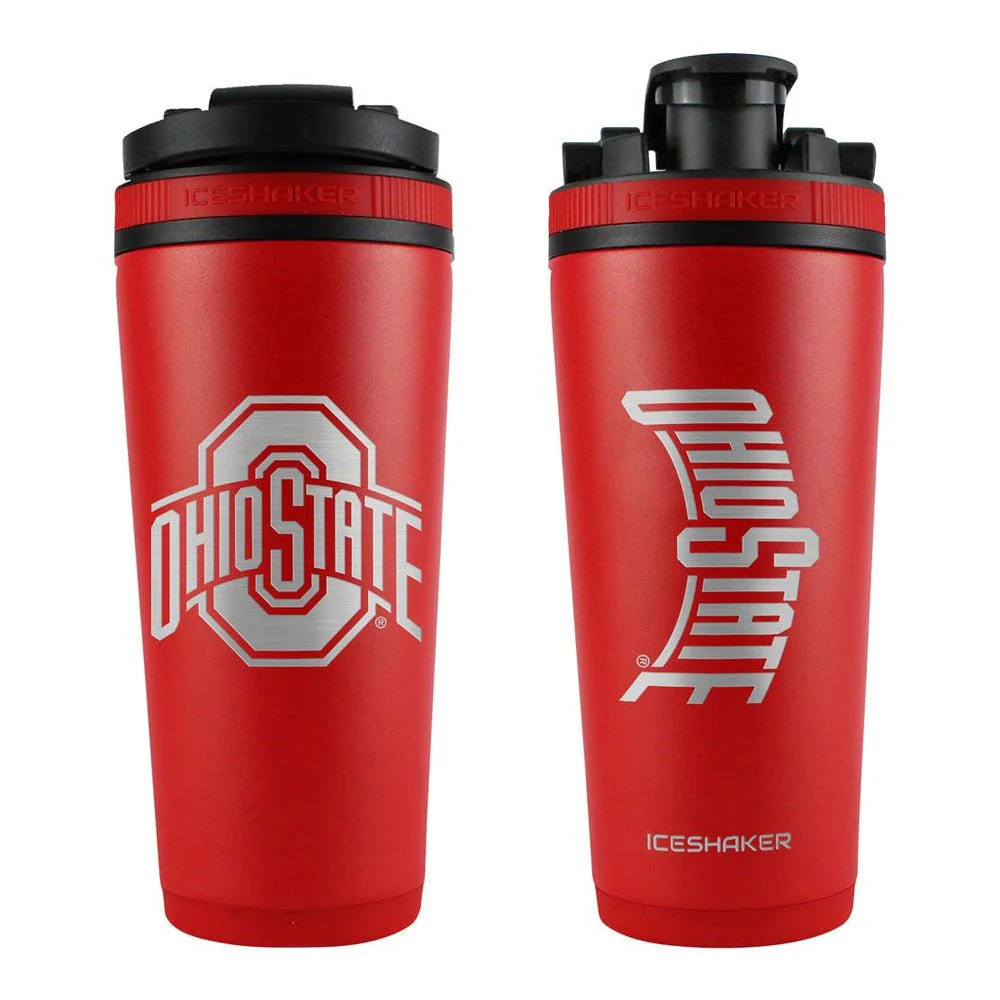 WinCraft NCAA Ohio State Buckeyes Stainless Steel Ice Shaker - 26 oz