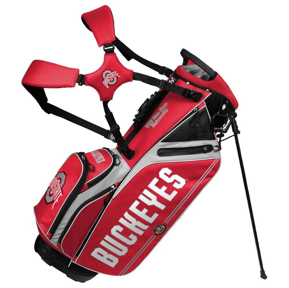 WinCraft NCAA Ohio State University Caddie Carry Hybrid Bag - Image 2