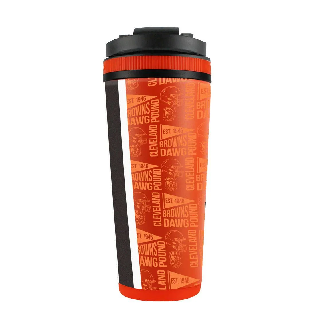 WinCraft NFL Cleveland Browns Stainless Steel 4D Ice Shaker - 26 oz - Image 2