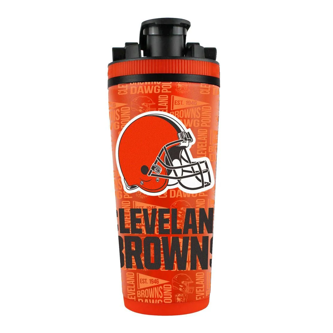 WinCraft NFL Cleveland Browns Stainless Steel 4D Ice Shaker - 26 oz - Image 3