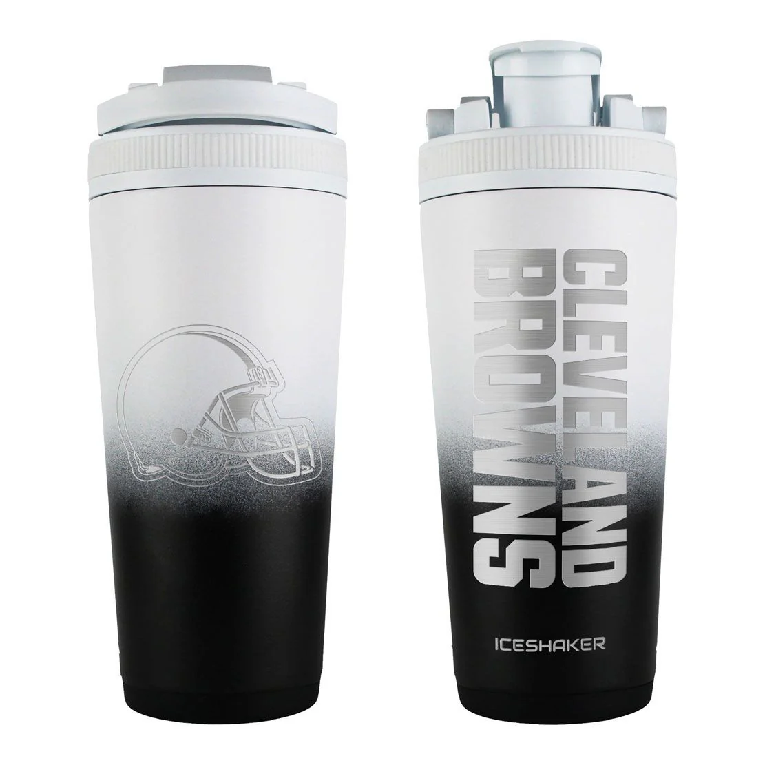 WinCraft NFL Cleveland Browns Stainless Steel Ombre Ice Shaker - 26 oz