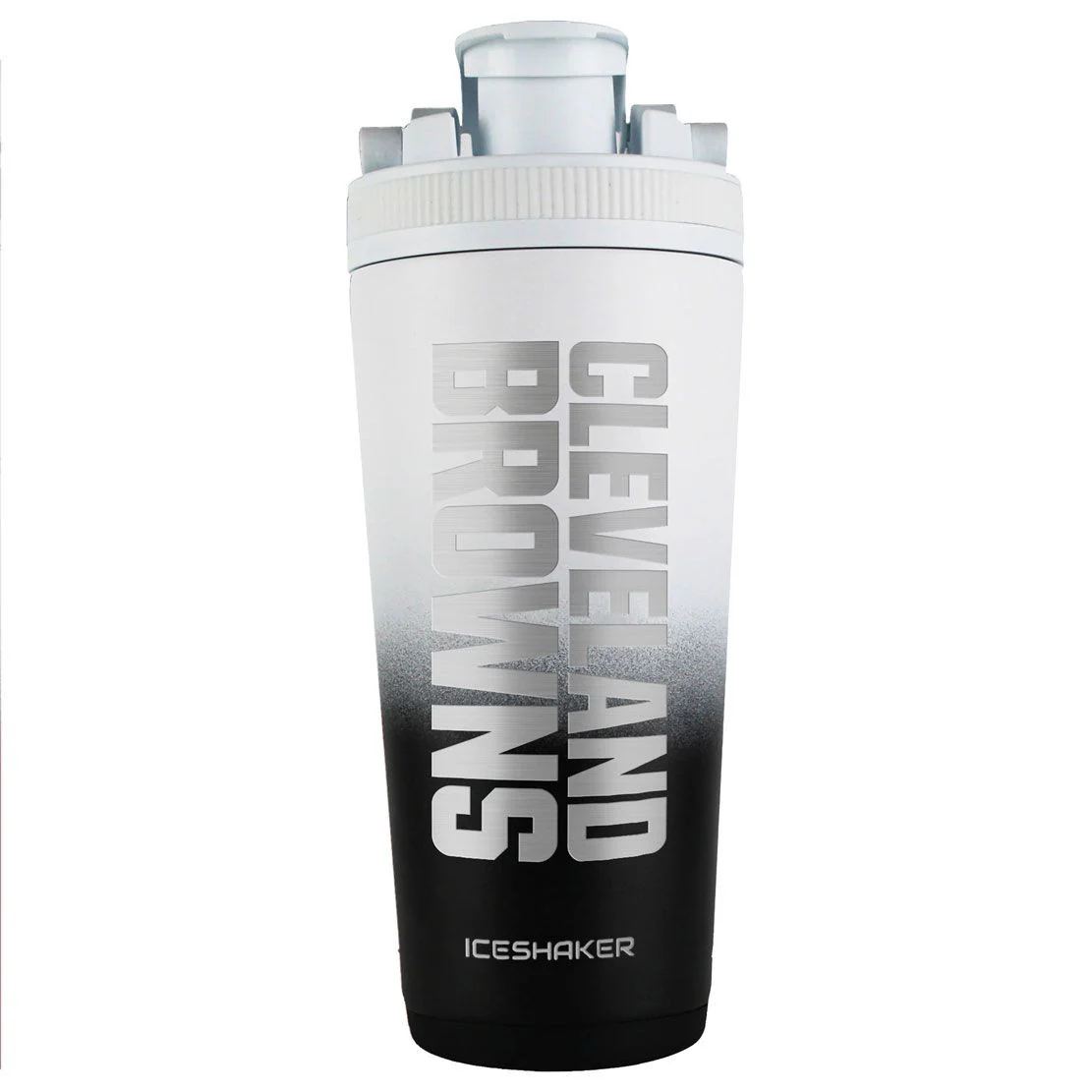 WinCraft NFL Cleveland Browns Stainless Steel Ombre Ice Shaker - 26 oz - Image 3