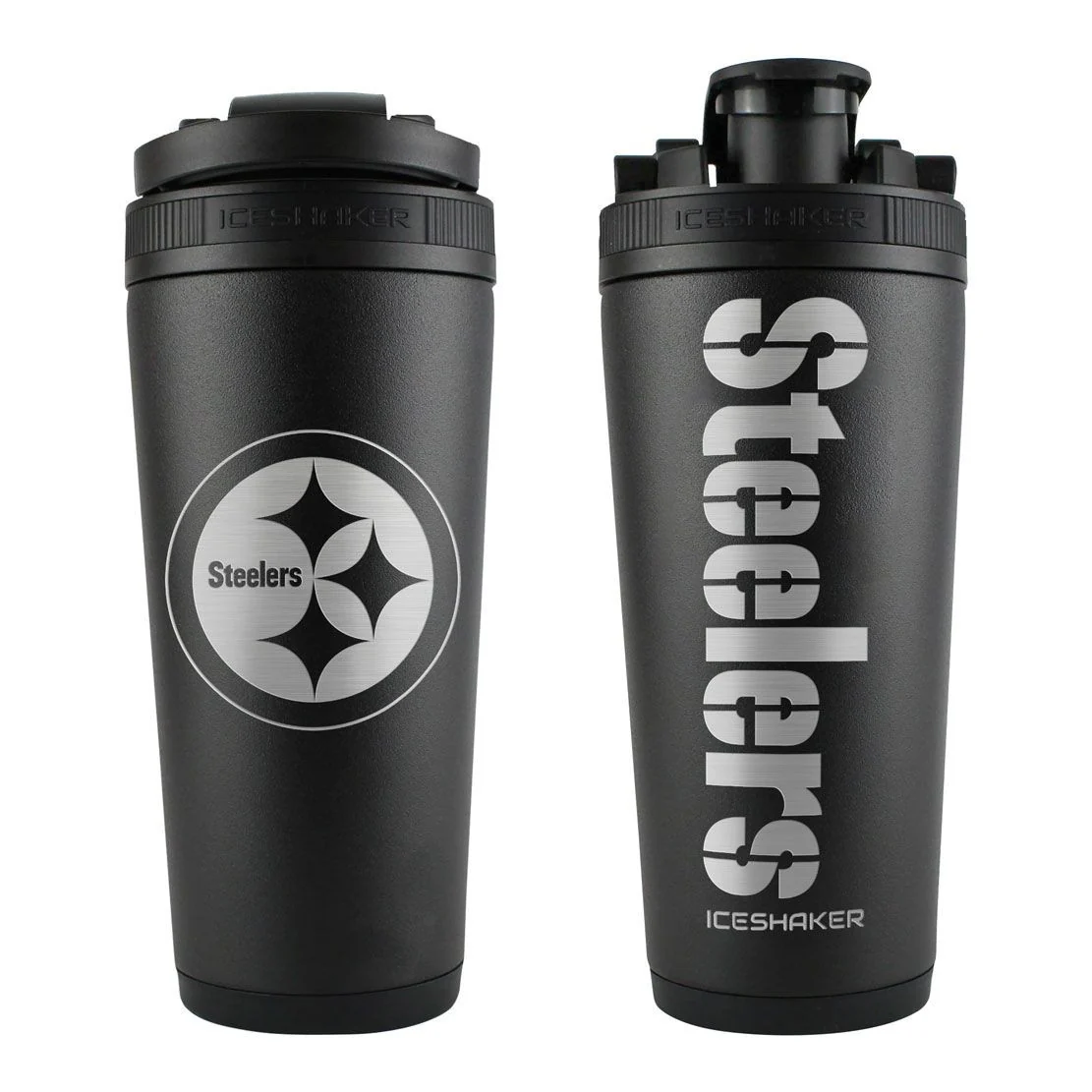 WinCraft NFL Pittsburgh Steelers Stainless Steel Ice Shaker - 26 oz
