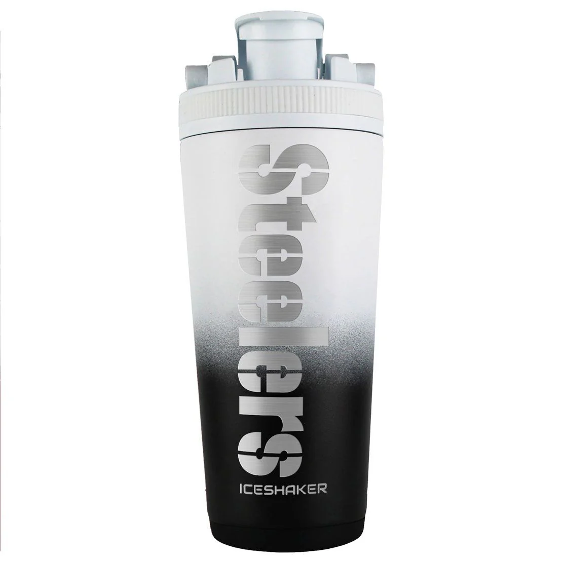 WinCraft NFL Pittsburgh Steelers Stainless Steel Ombre Ice Shaker - 26 oz - Image 3